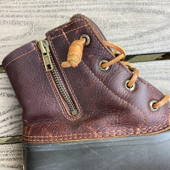 SPERRY Top Sider Saltwater Leather Waterproof Rain Duck Boots Womens 9 #91176 - Picture 8 of 10